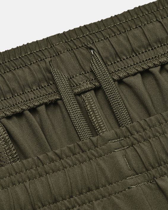 Men's Project Rock 5" Woven Shorts in Green image number 4